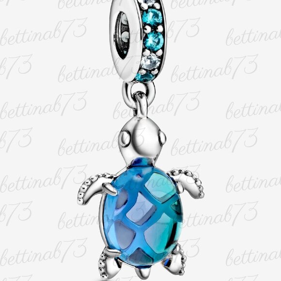 Pandora Jewelry - Pandora Murano Glass Sea Turtle Dangle Charm